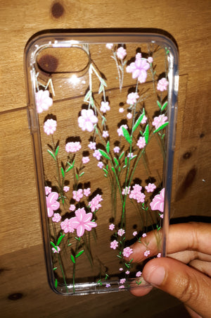  Pressed Floral Flower Look iPhone Case