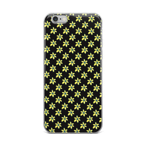Yellow Flower Floral iPhone Case