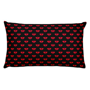 Red Butterfly Throw Pillow 2