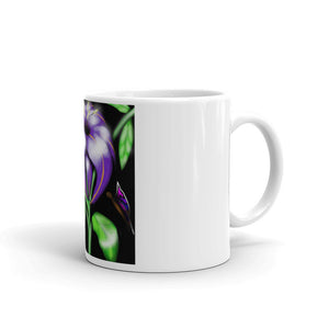 Butterfly flower mug