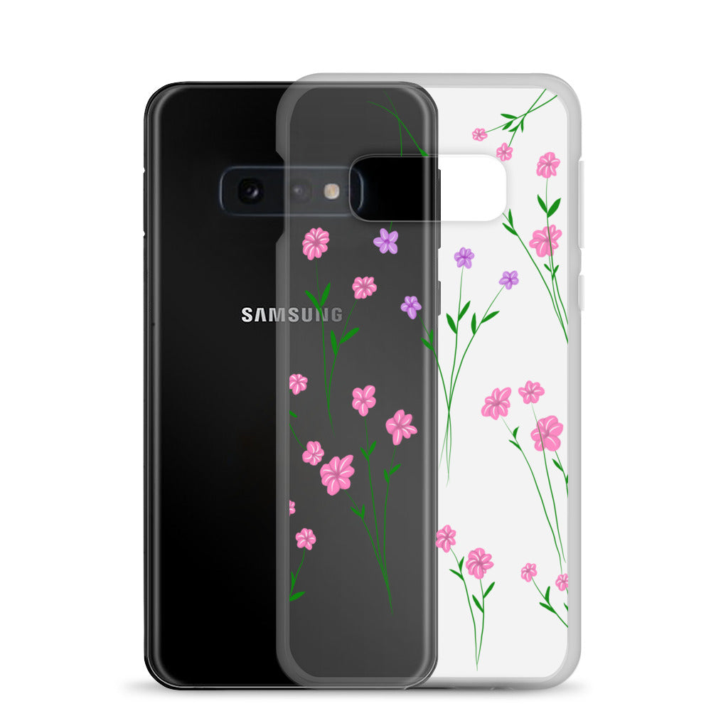 Pressed flower look Samsung Case
