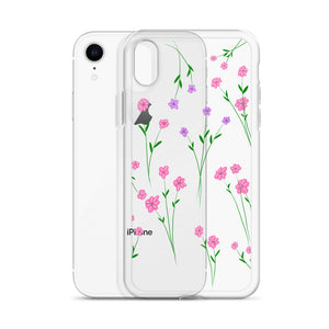 Pressed flower look iPhone Case